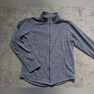 Duluth Trading Full Zip Fleece Jacket Frost Lake Gray Size Medium